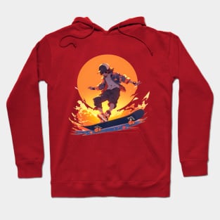 Skater against the sun Hoodie